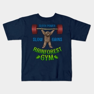 Slow gains Kids T-Shirt